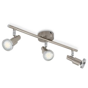 Briloner Leuchten LED Deckenleuchte 2991-032B, LED wechselbar, Warmweiß, Deckenlampe dreh- und schwenkbar inkl. GU10 LED