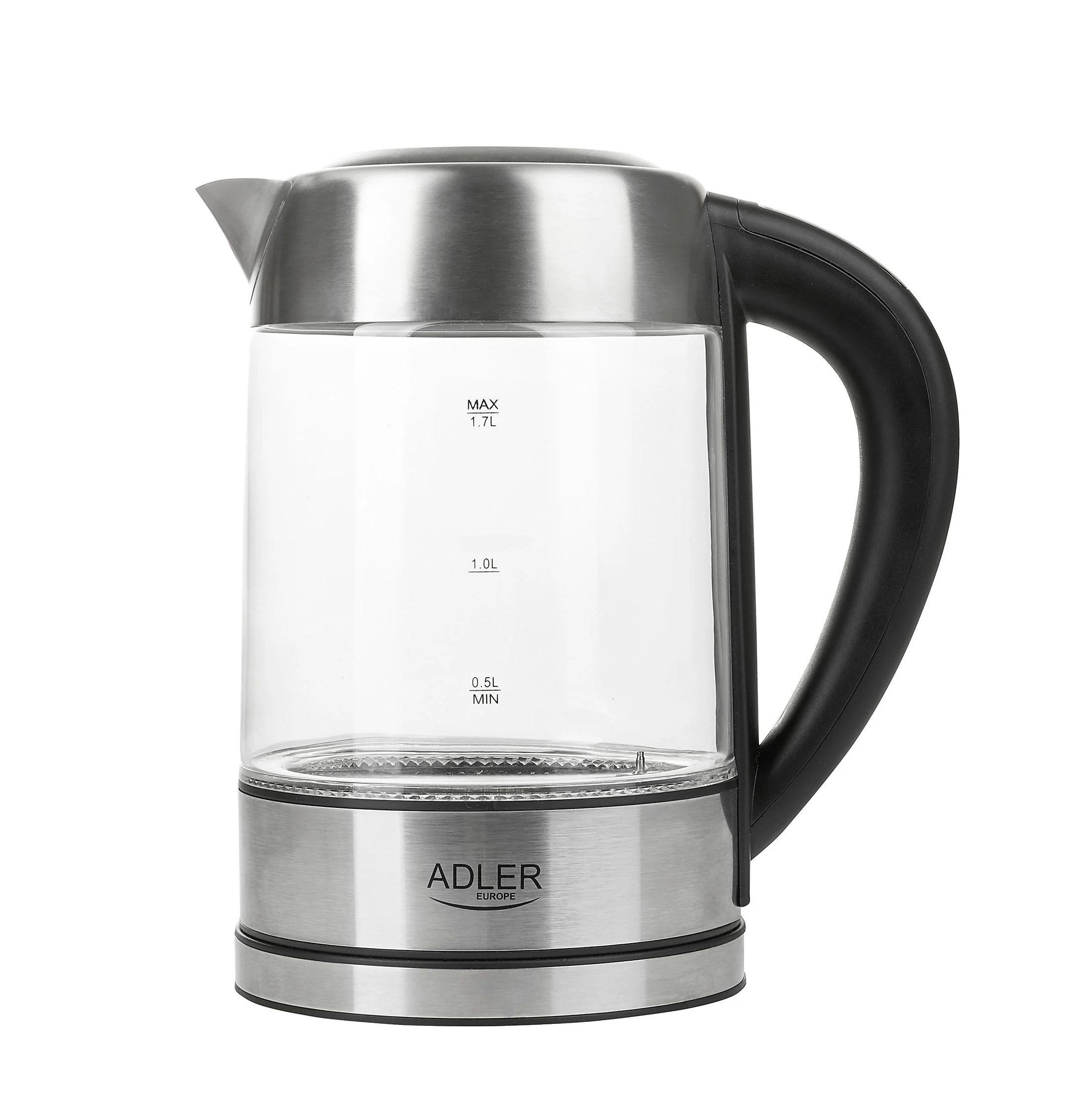 Adler Єлктрочайники AD 1247 1,7 L - 2200 W mit Chlorentfernungsfunktion, digitale Anzeige, 1.7 l, 2200 W, digitale Anzeige, Chlorentfernungsfunktion