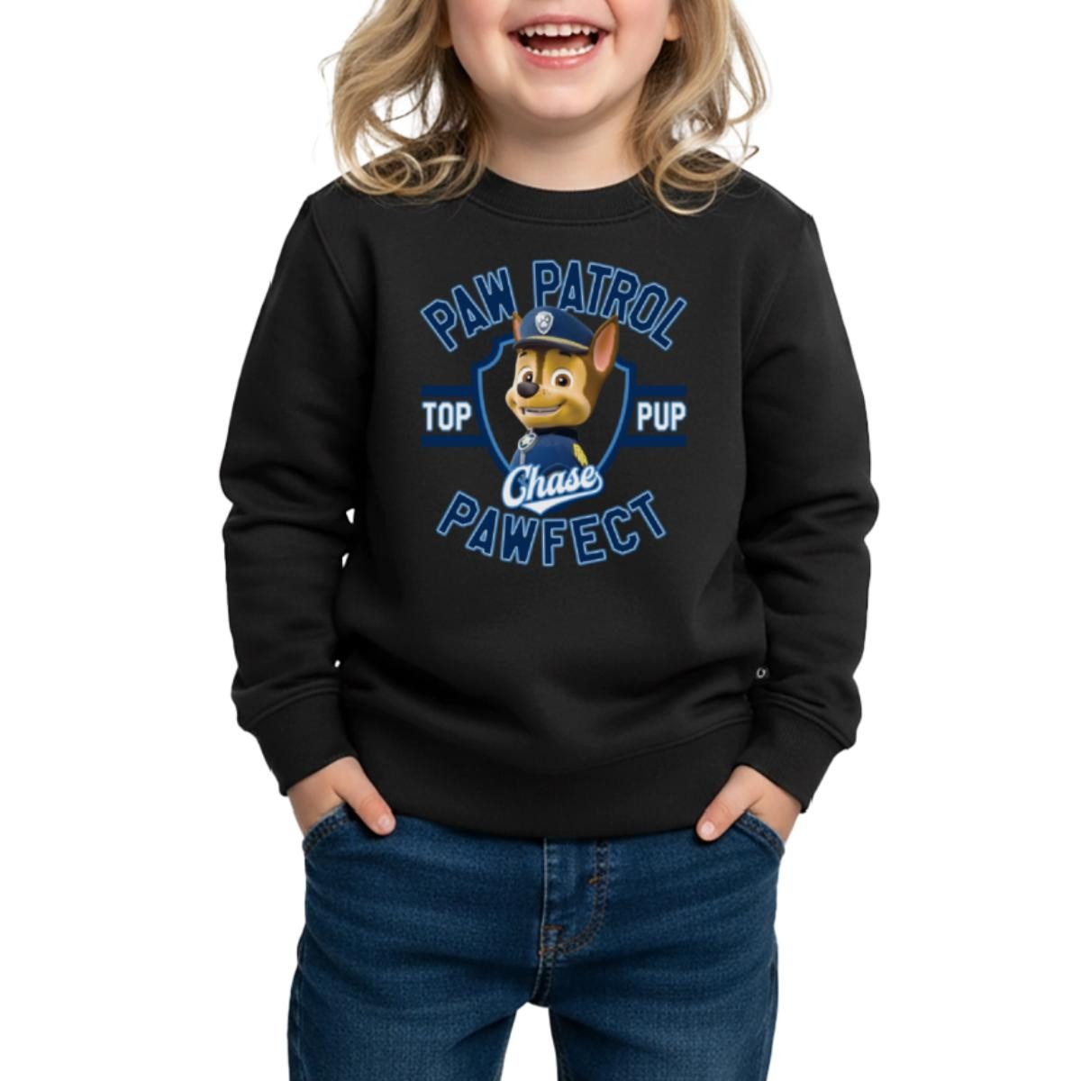 Spreadshirt Sweatshirt Paw Patrol Chase Pawfect Kinder Premium Pullover (1-tlg)