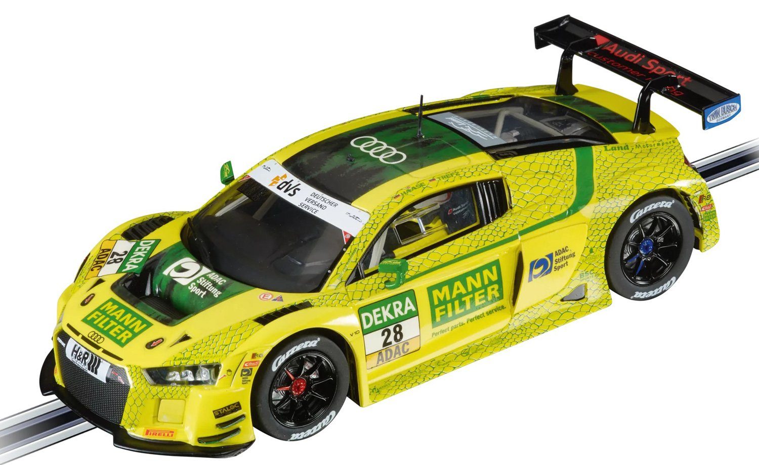 Digital Autorennbahn R8 "MANN-FILTER LMS Motorsport - Audi GT3 132 - 20031027 Carrera® Land