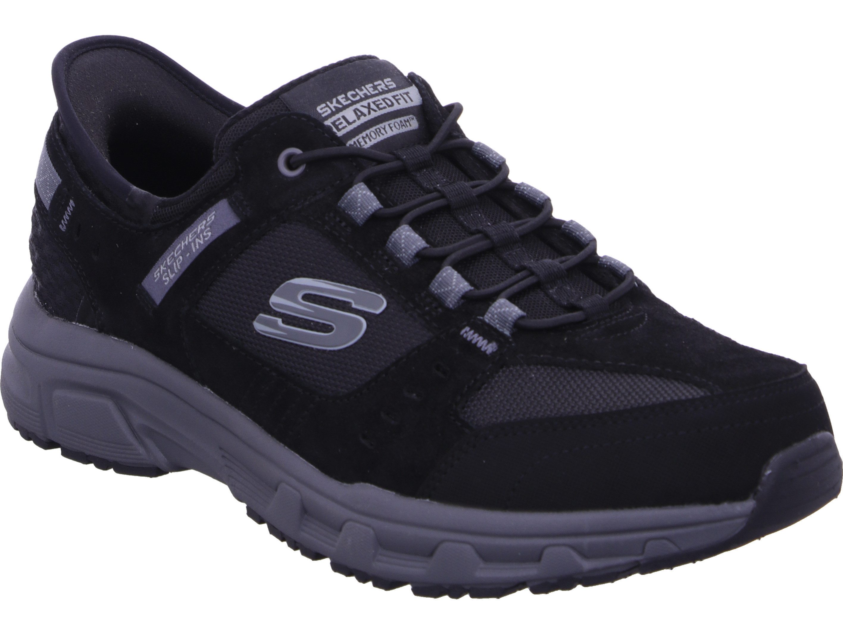 Skechers Oak Canyon Slipper Slip-ins, echtes Leder