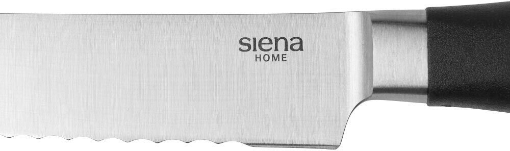 Siena Home Brotmesser Treviso, zackigem für Brot, Wellenschliff, cm 21 mit ideal