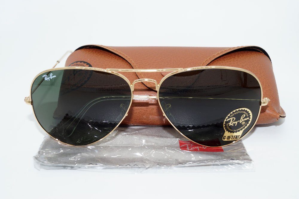 Ray-Ban Sonnenbrille RAY BAN Sonnenbrille Sunglasses RB 3025 001 Gr. 62 Aviator