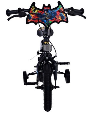 Volare Kinderfahrrad Kinderfahrrad Batman für Jungen 12 Zoll Kinderrad in Schwarz Fahrrad