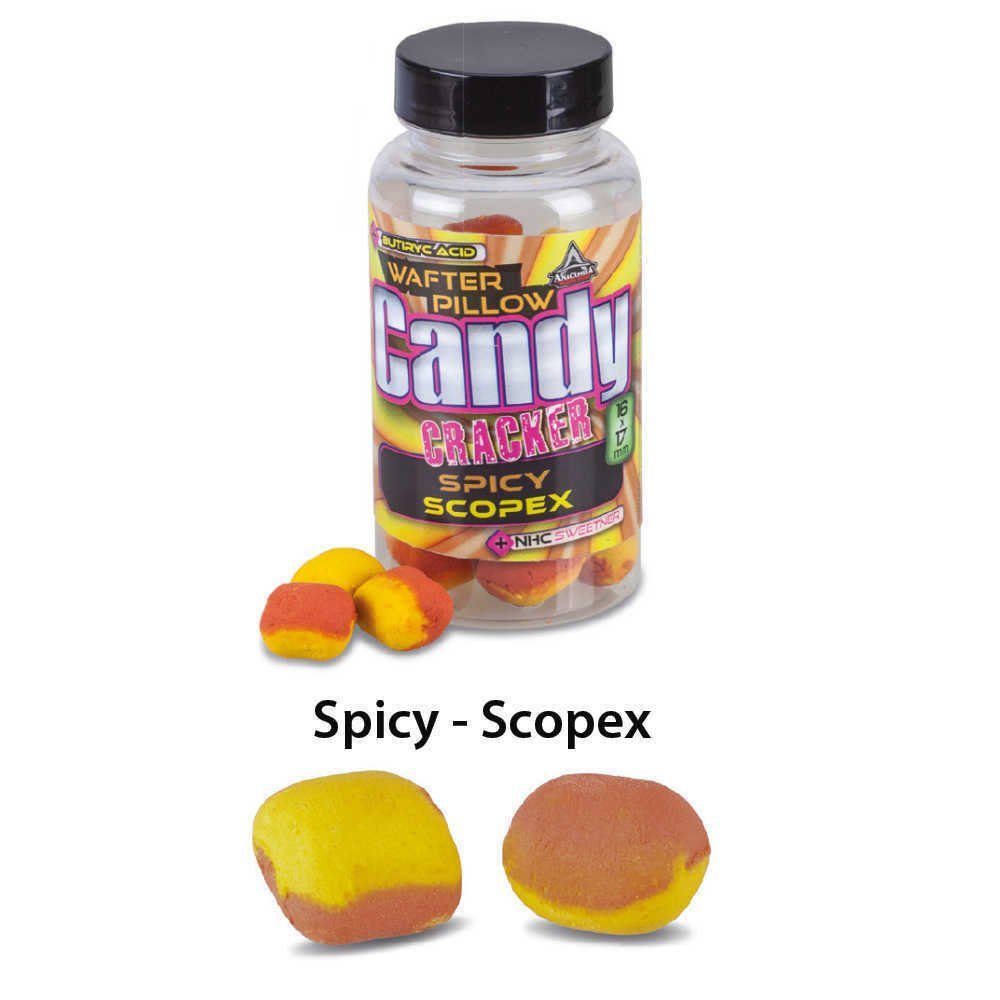 -16x17mm Spicy Scopex Candy Wafter - Anaconda Kunstköder Pillow Anaconda Cracker