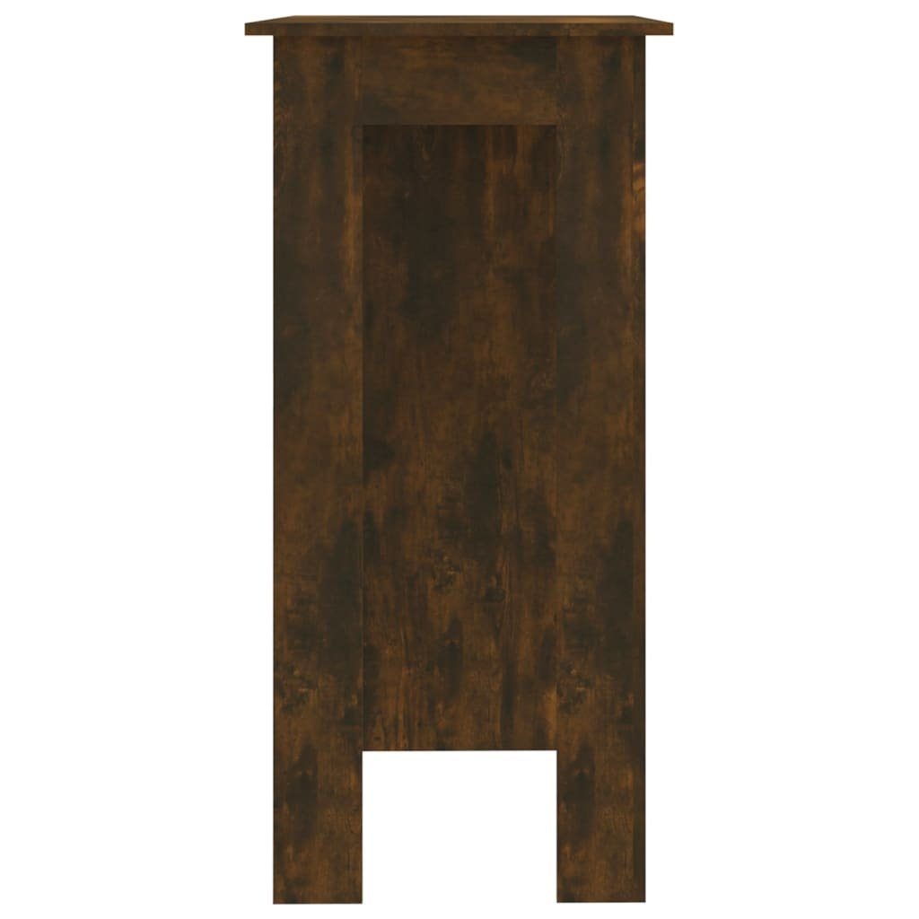 Esstisch mit 102x50x103,5 Regal Räuchereiche Bartisch furnicato (1-St) cm Holzwerkstoff