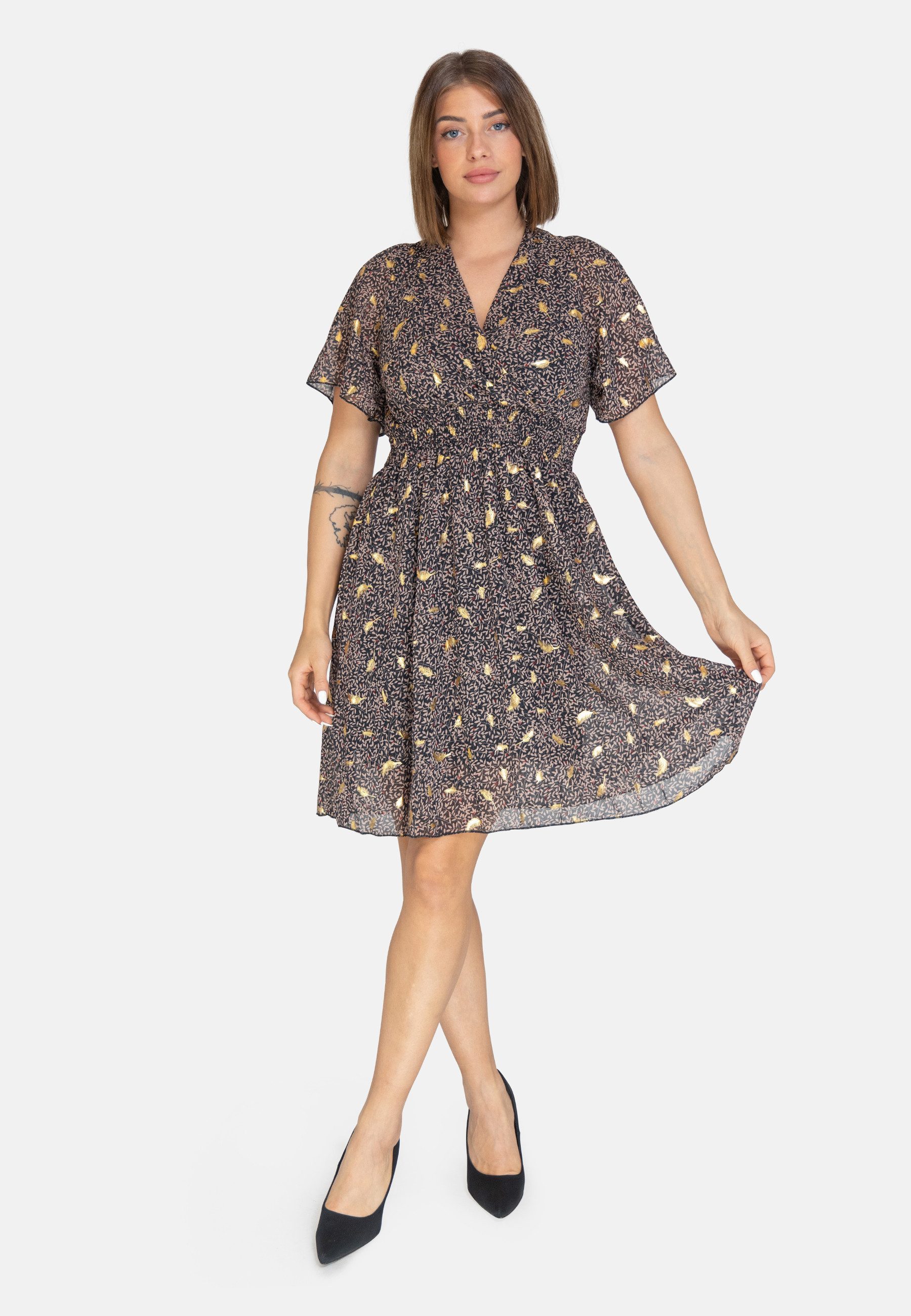 Elara Sommerkleid Elara Damen Sommerblumenkleid (1-tlg) günstig online kaufen