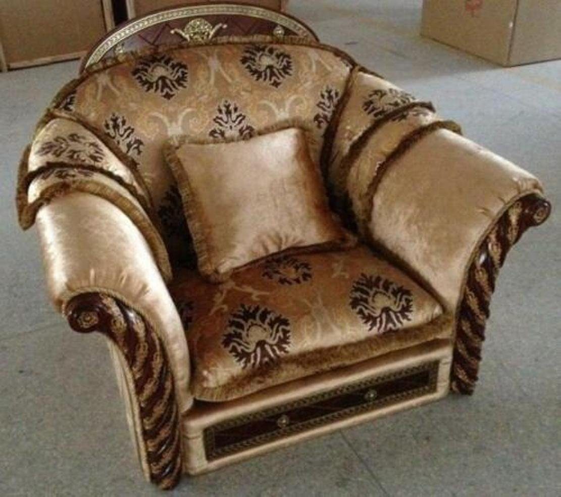 Barock Stil Garnitur Edle Sofagarnitur Sofa, Rokoko Designer JVmoebel Antik Couch