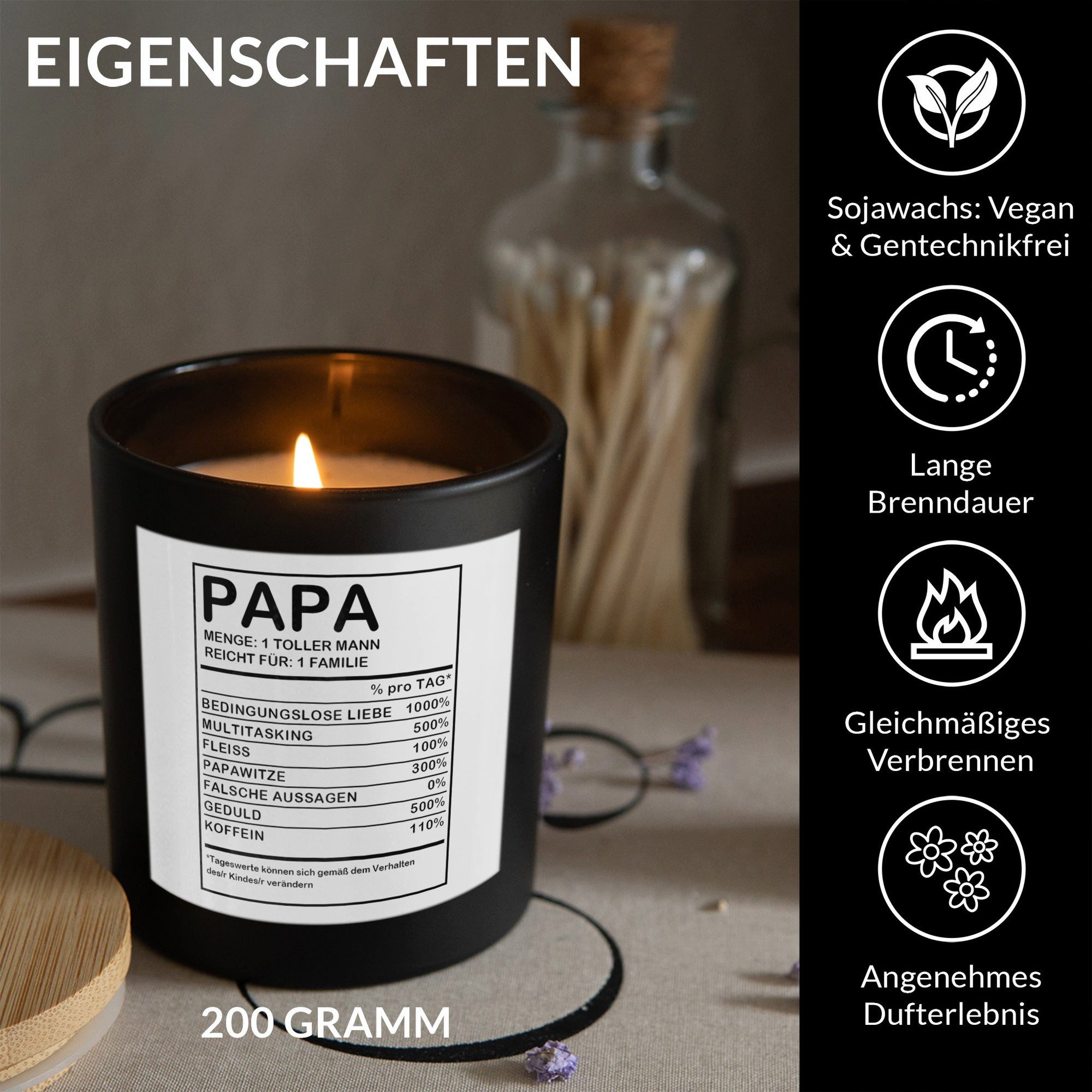 22Feels Duftkerze Deko Papa Geschenk Vater Vatertag Geburtstag Weihnachten günstig online kaufen
