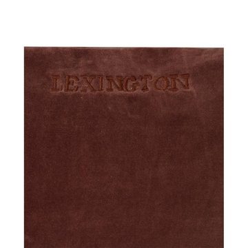 Kissenhülle LEXINGTON Kissenhülle Block Striped Organic Cotton Brown Beige (50x50), Lexington