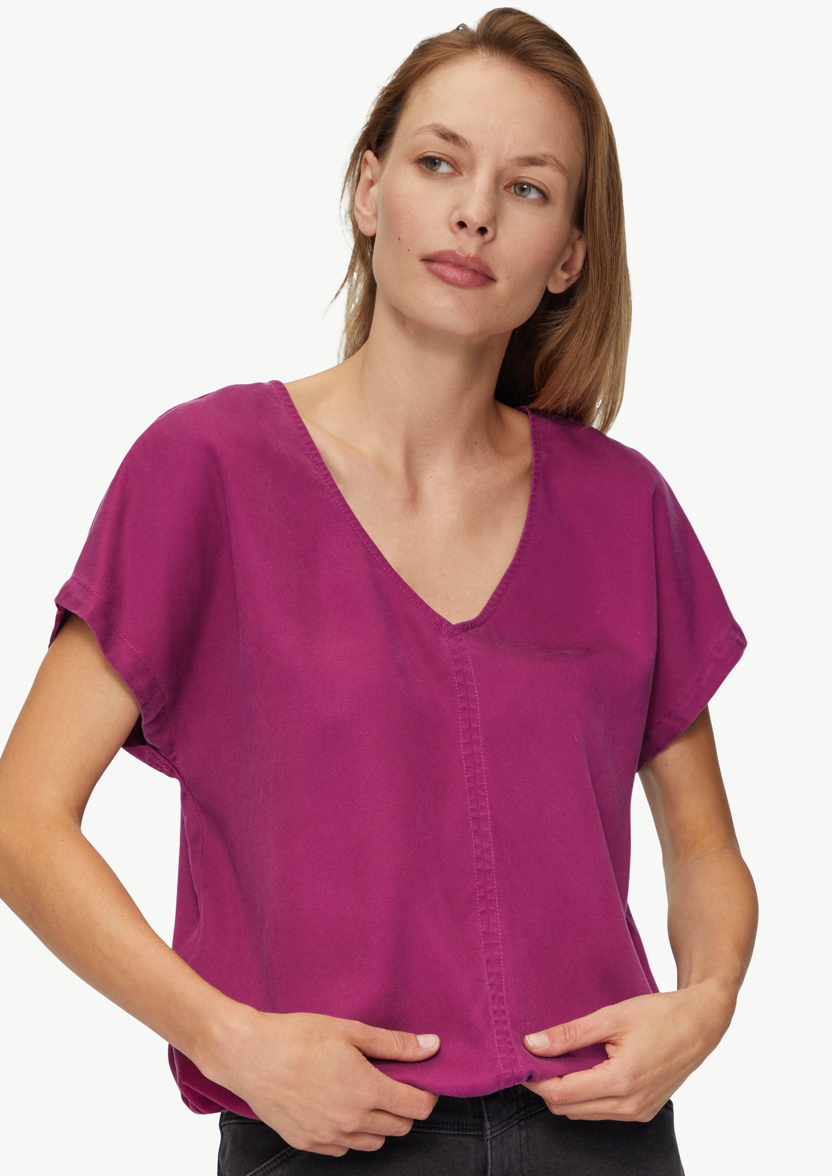 s.Oliver Blusentop Fließende Bluse aus Lyocell günstig online kaufen