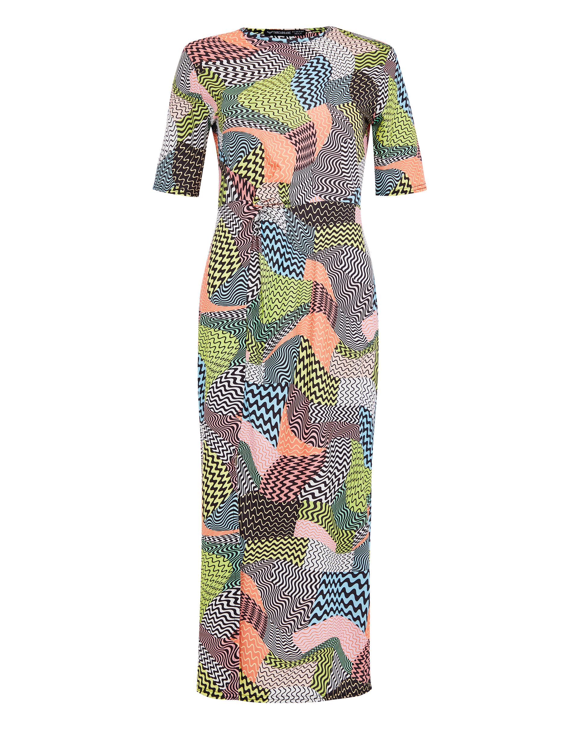 Threadbare Sommerkleid THB Nala Knot Detail (1-tlg) mit stylischer Raffung günstig online kaufen