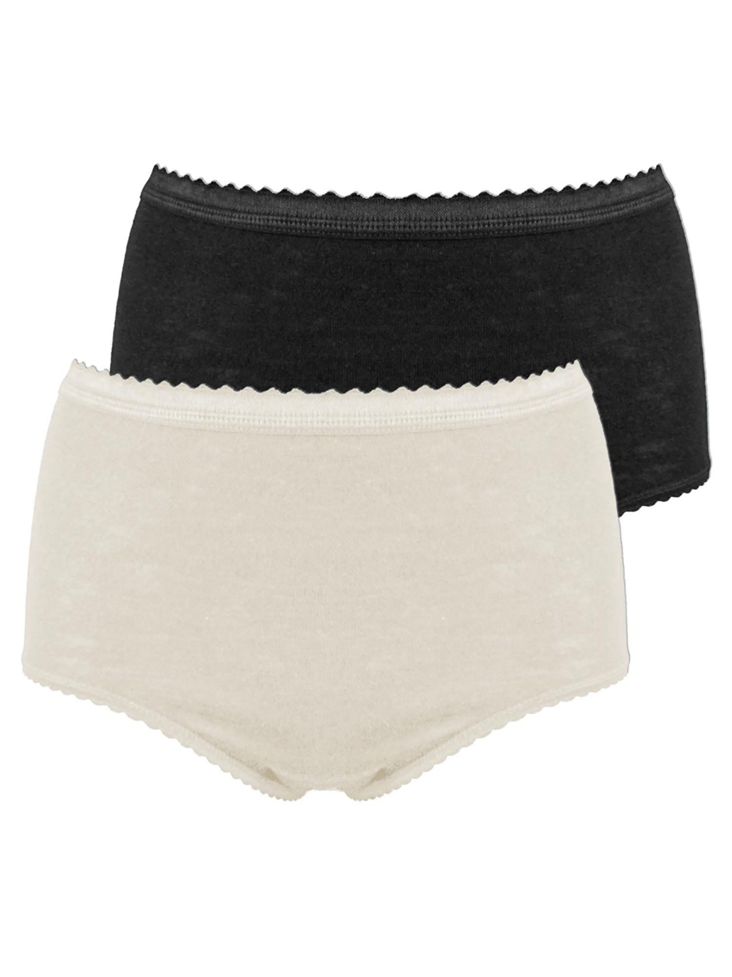 Sangora Thermounterhose 2er Sparpack Damen Taillenslip Wolle (Spar-Set, 2-St)
