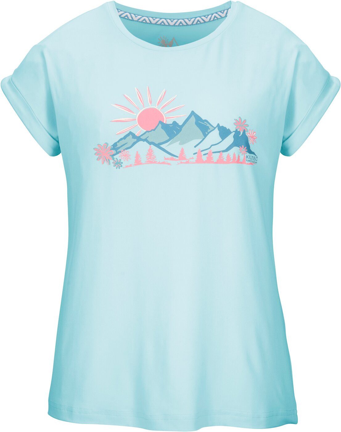 Killtec T-Shirt KOS 9 WMN TSHRT hell eisblau