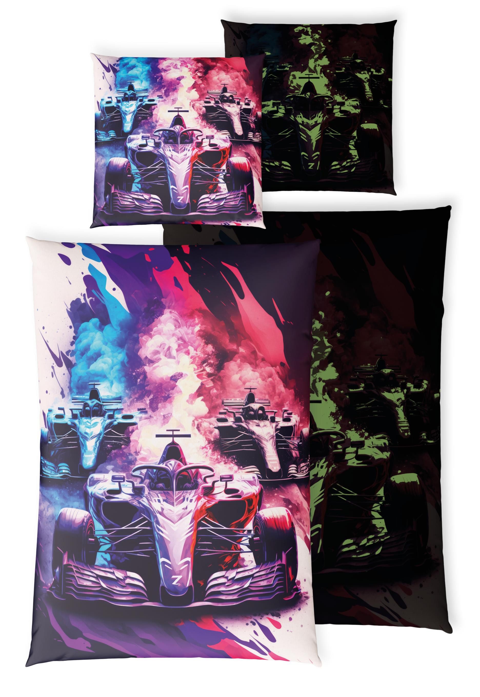 Carpe Sonno Kinderbettwäsche 135x200 +10 SPIELE +KINDERBUCH Baumwoll Bettwä günstig online kaufen