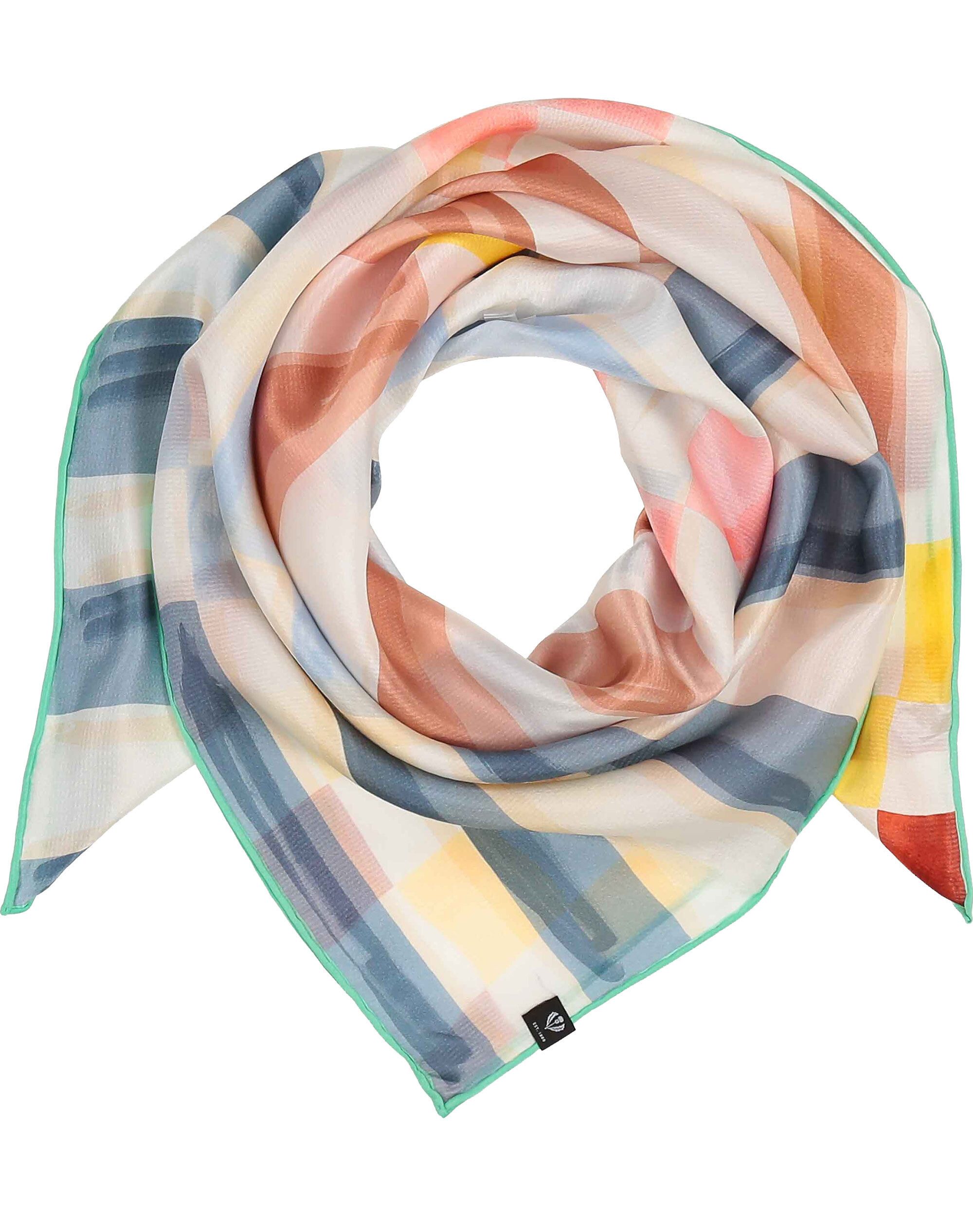 Fraas Modetuch Maritimes Seidentuch mit Streifen und Quadraten, (keine)