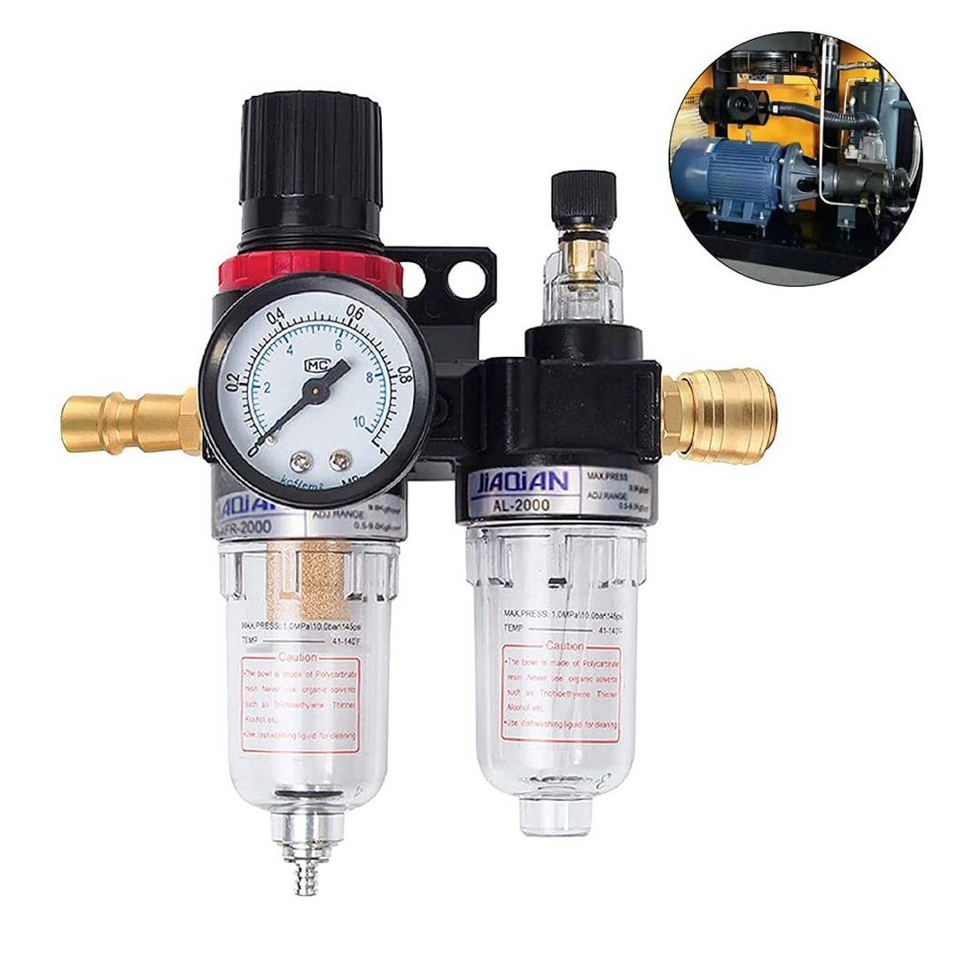 Schmiermittel Luftfilter Wasser Wasser- und Ölabscheider für Kompressor 1/4 Zoll Druckluftfilter Filter Regler für Druckluft 