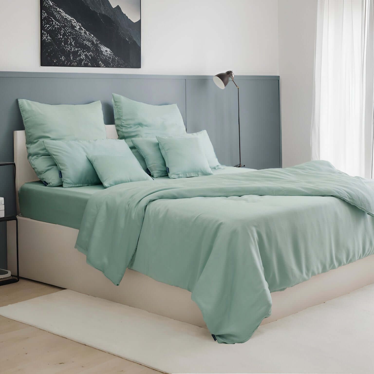 twenty:three® Bettbezug Lyocell Deckenbezug Mint Green, günstig online kaufen