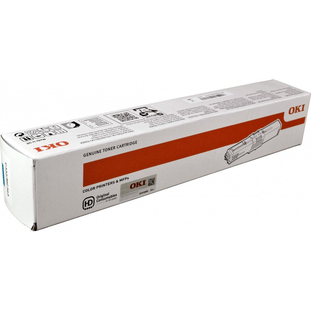 OKI Oki Toner cyan 46508711 für Drucker. Laserdrucker, (CO2-neutraler Versand)