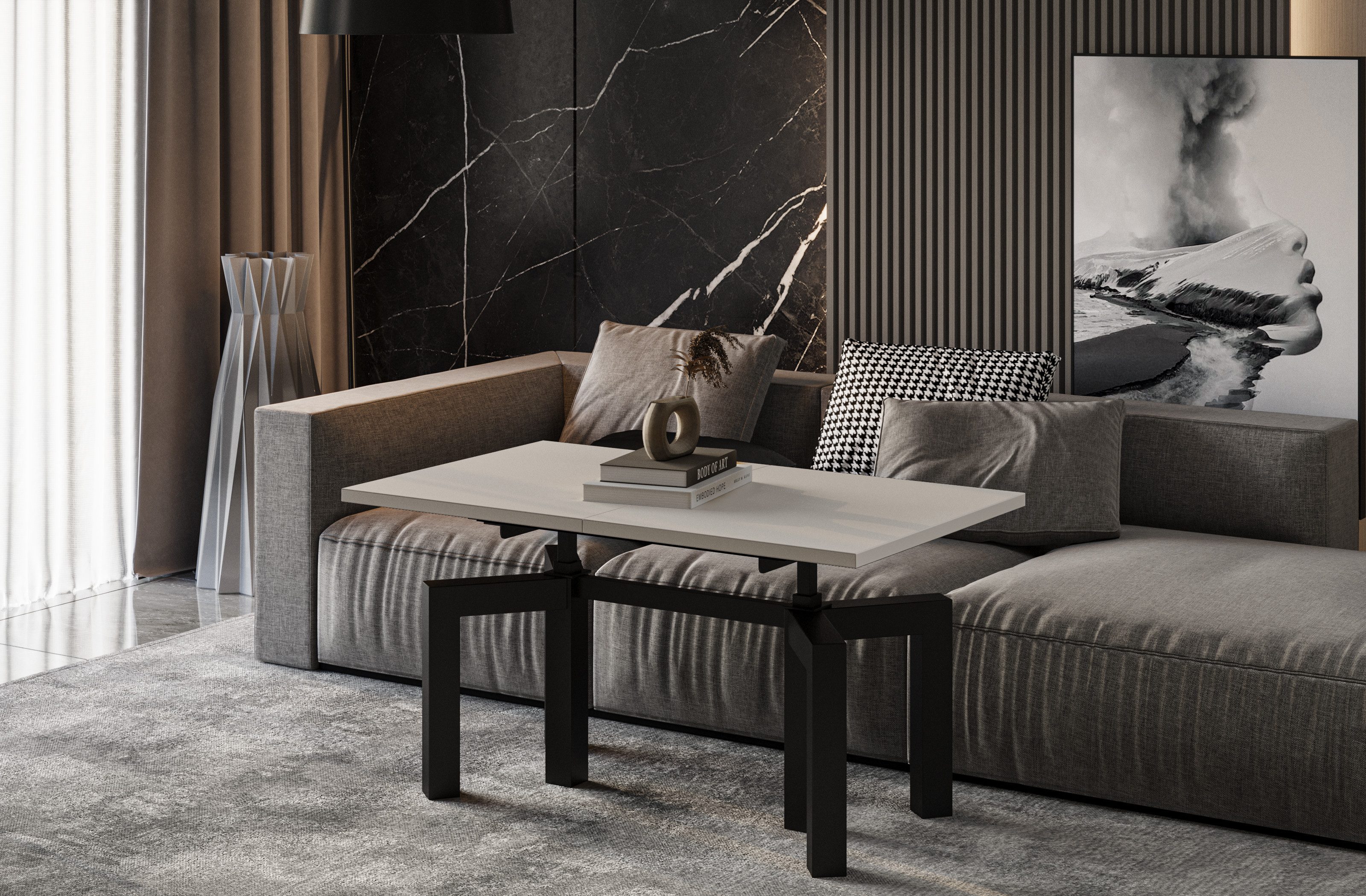 Endo-Moebel Couchtisch Oliana - ausziehbar 110-170cm günstig online kaufen