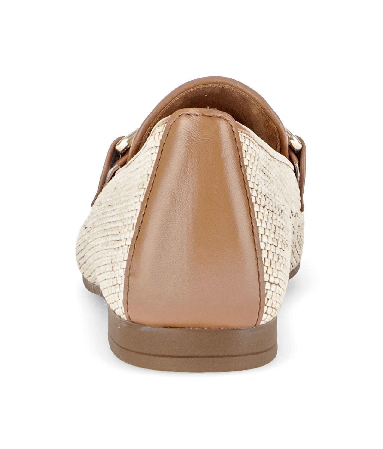 Gabor Slipper Blockabsatz, Businessschuh, Ballerina mit goldfarbenem Schmuckelement