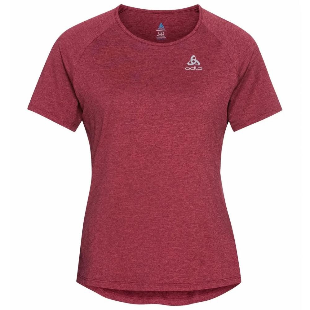 Odlo Funktionsshirt Odlo Women´s T-shirt crew neck s/s RUN EASY holly berry melange Größe