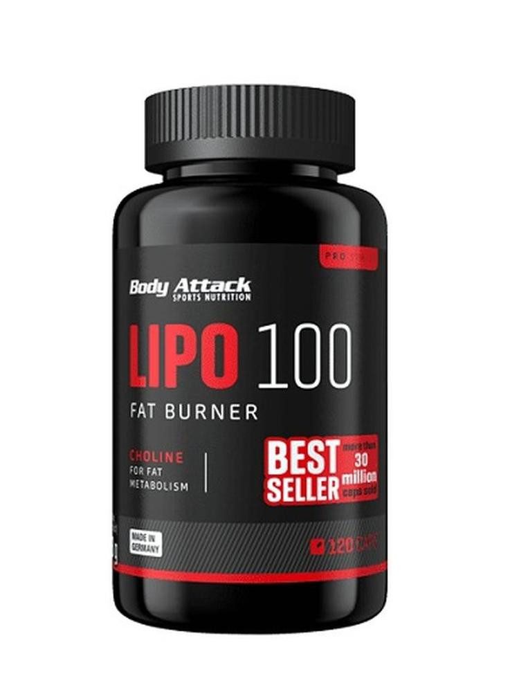 Body Attack Body Attack Lipo 100 (120 Kapsel) Kapseln, 120 St.