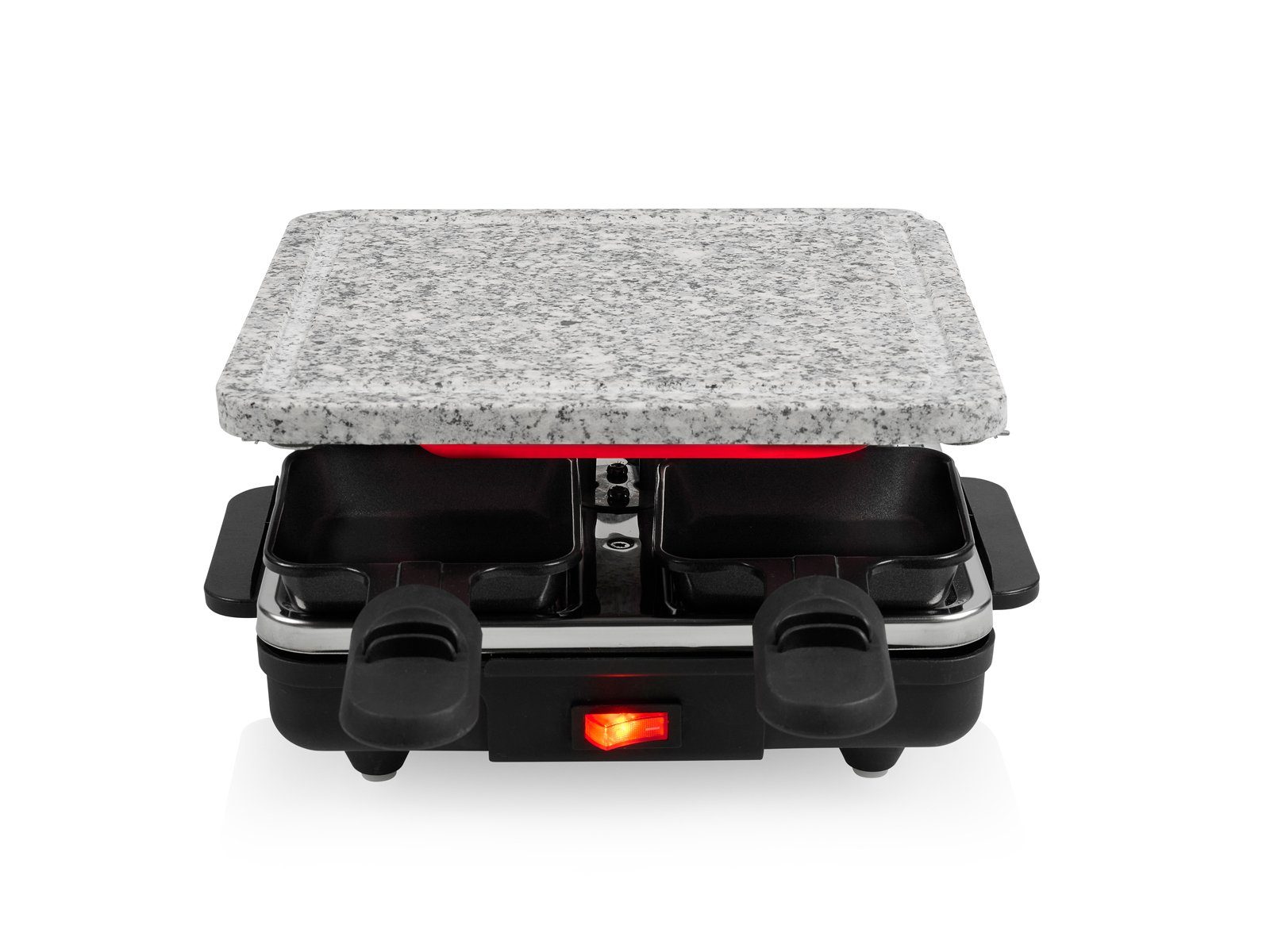 geeignet Raclette, Tischgrill Mini 600 Tristar Camping W, 2-4 Gerät Personen, Steingrill für