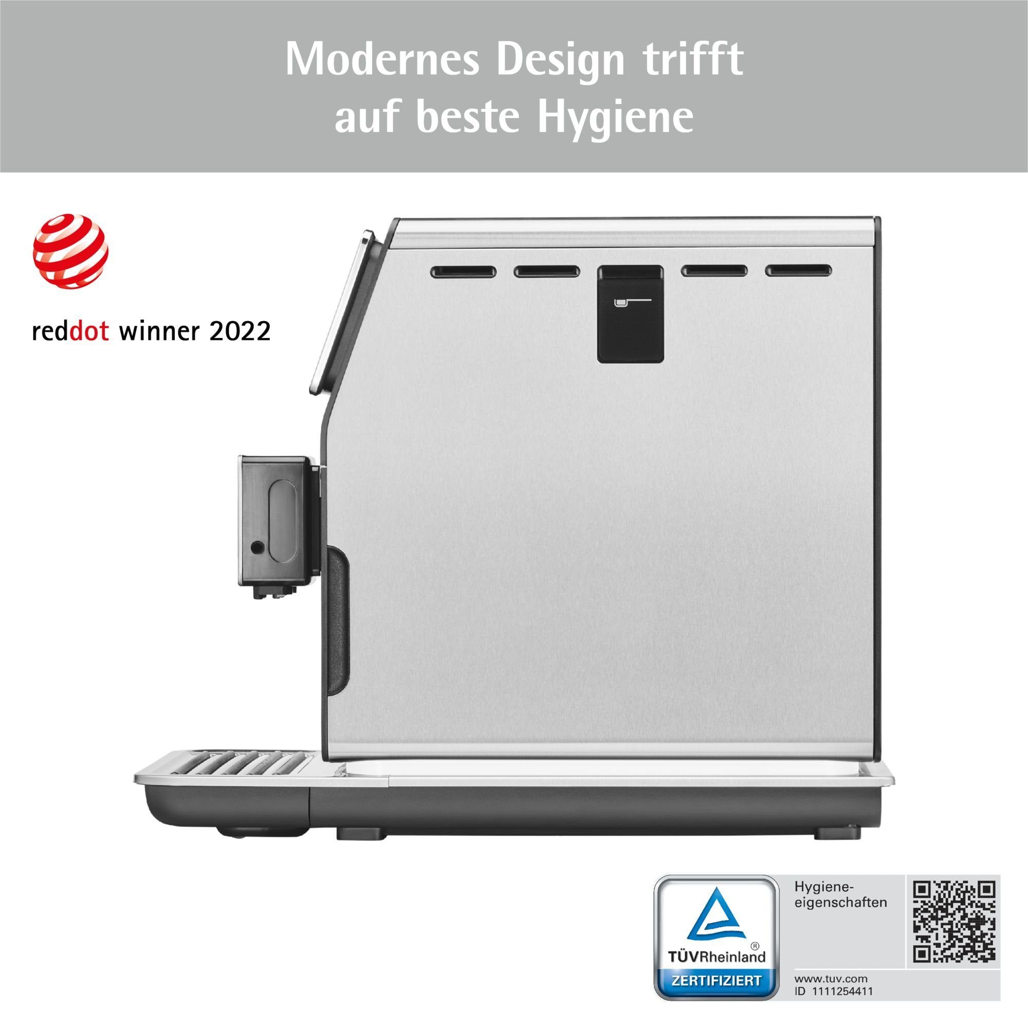 WMF Kaffeevollautomat, 15 Getränkespezialitäten, Double Thermoblock, Edelstahl-Mahlwerk