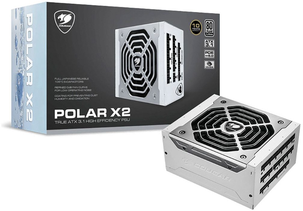 POLAR X2 1200 ATX3.0 Platinum Effizienz Netzteil thermoelektrische Generatoren