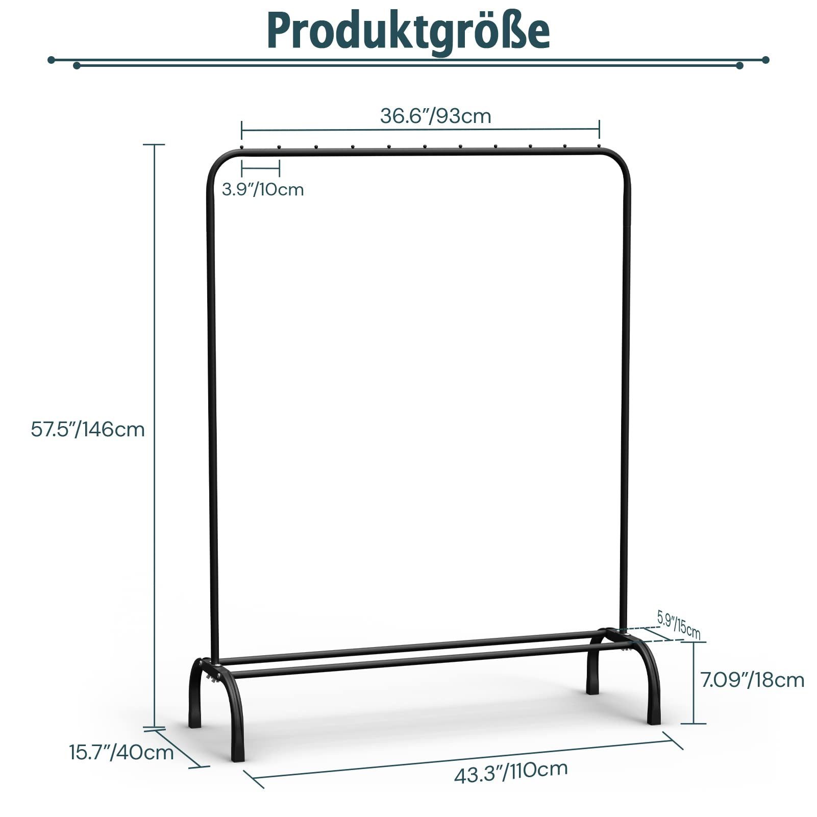 Youyijia Kleiderständer Clothes Rail, Stable Freestanding günstig online kaufen