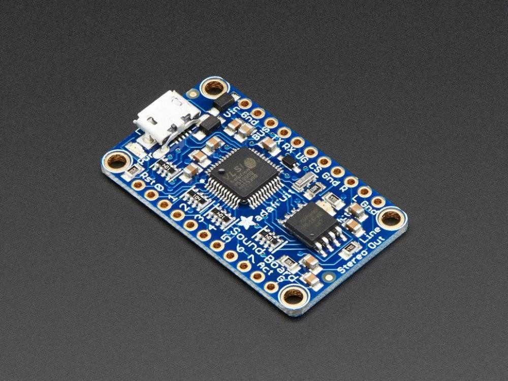Sensor Adafruit Audio FX Mini Sound Board - WAV/OGG Trigger, 16MB Flash