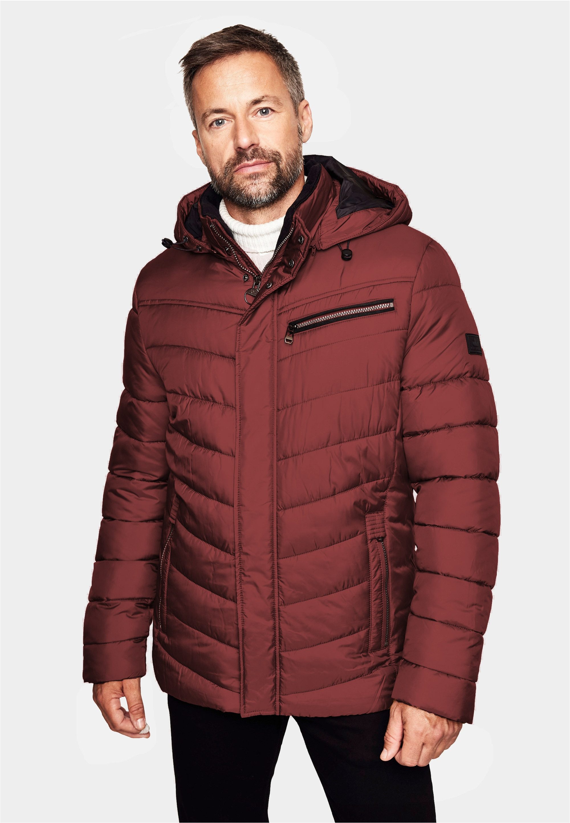 New Canadian Steppjacke mit Fleece-Einsatz am Innenkragen