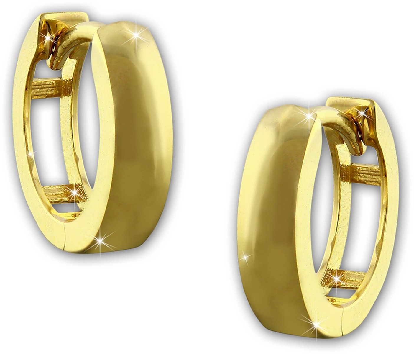 GoldDream Paar Creolen GoldDream Gold Ohrringe Glanz Creolen (Creolen), Dam günstig online kaufen