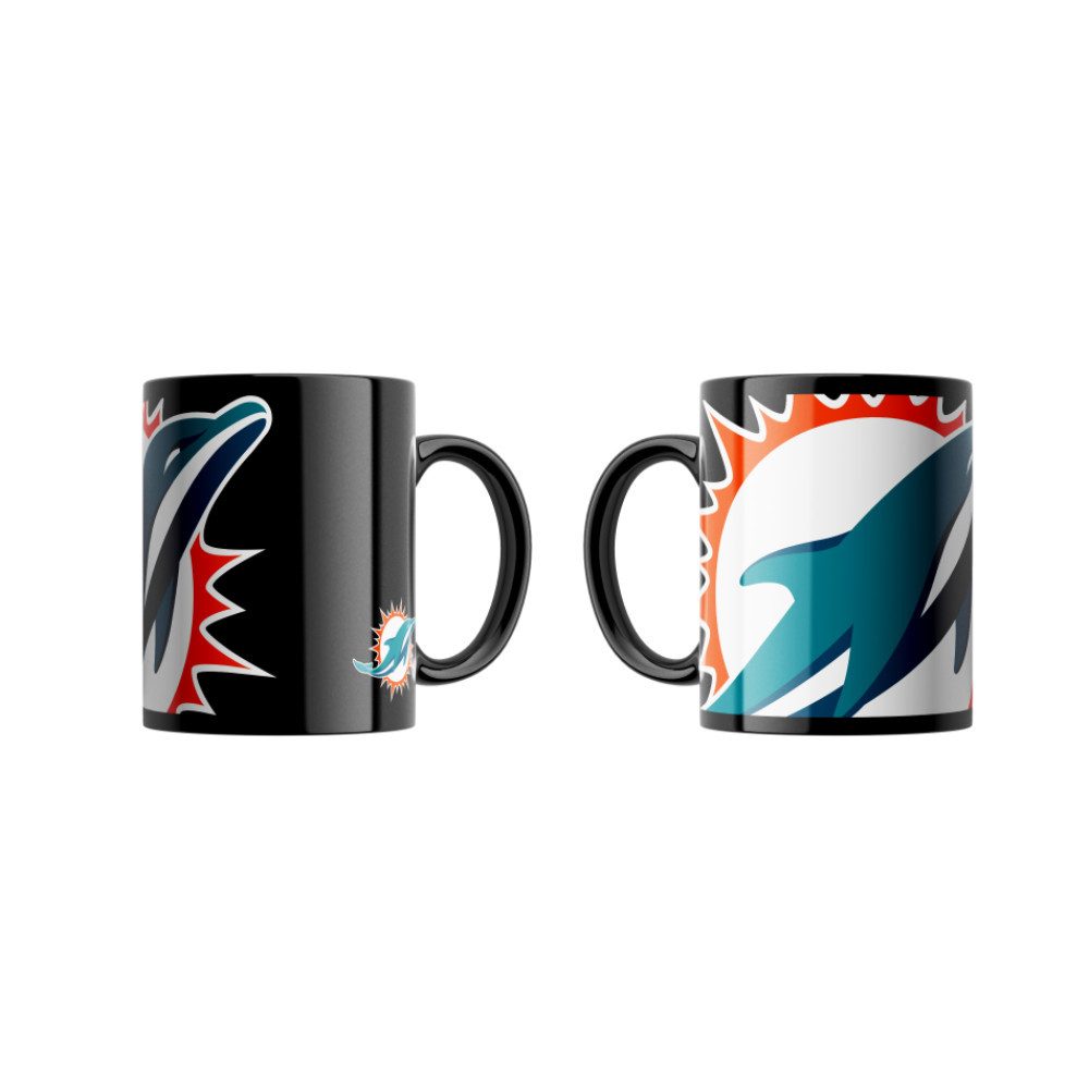 Miami Dolphins Becher Miami Dolphins Tasse „Oversized“ 330ml, Keramik
