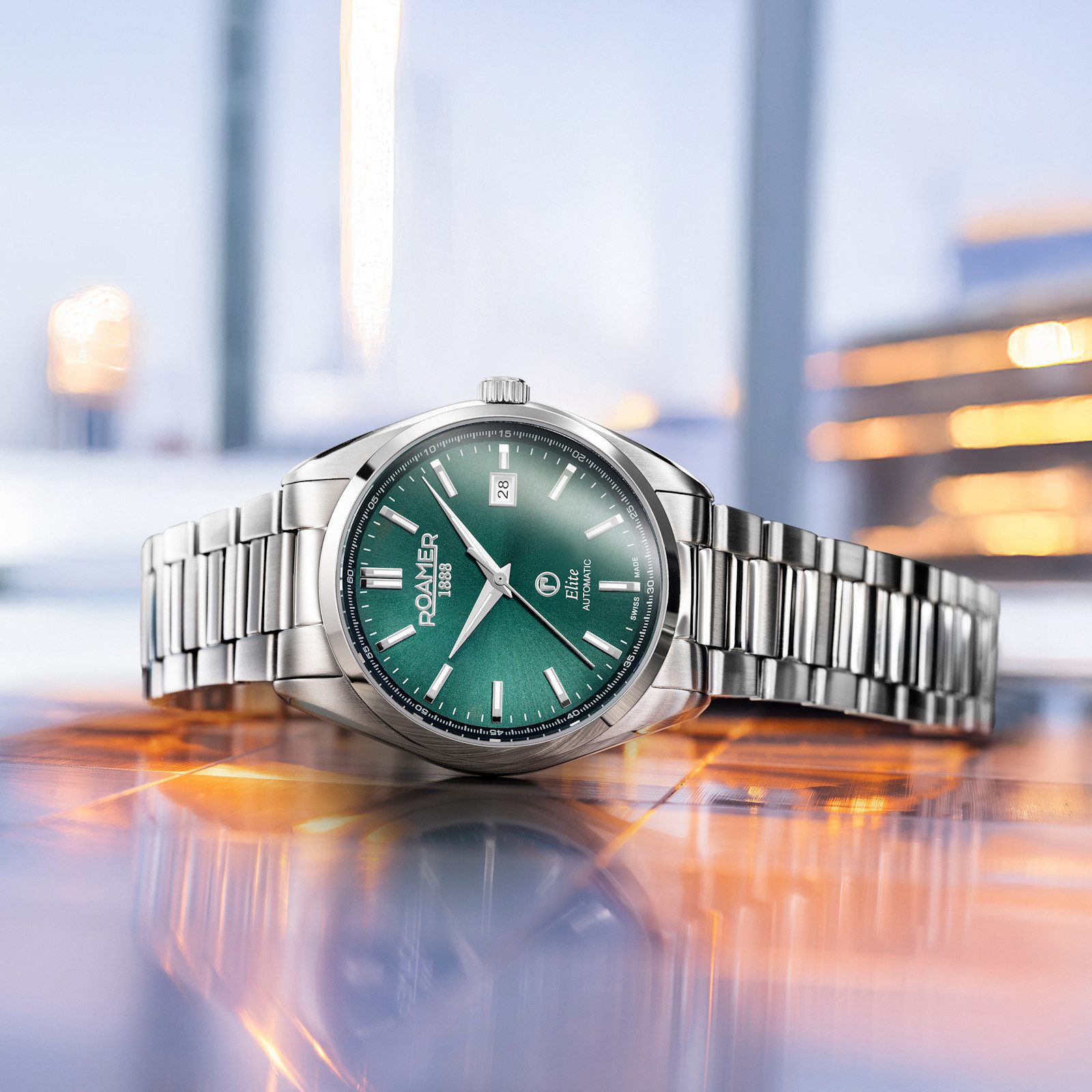 Roamer Schweizer Uhr Elite, (Set, mit Wechselband), Automatik