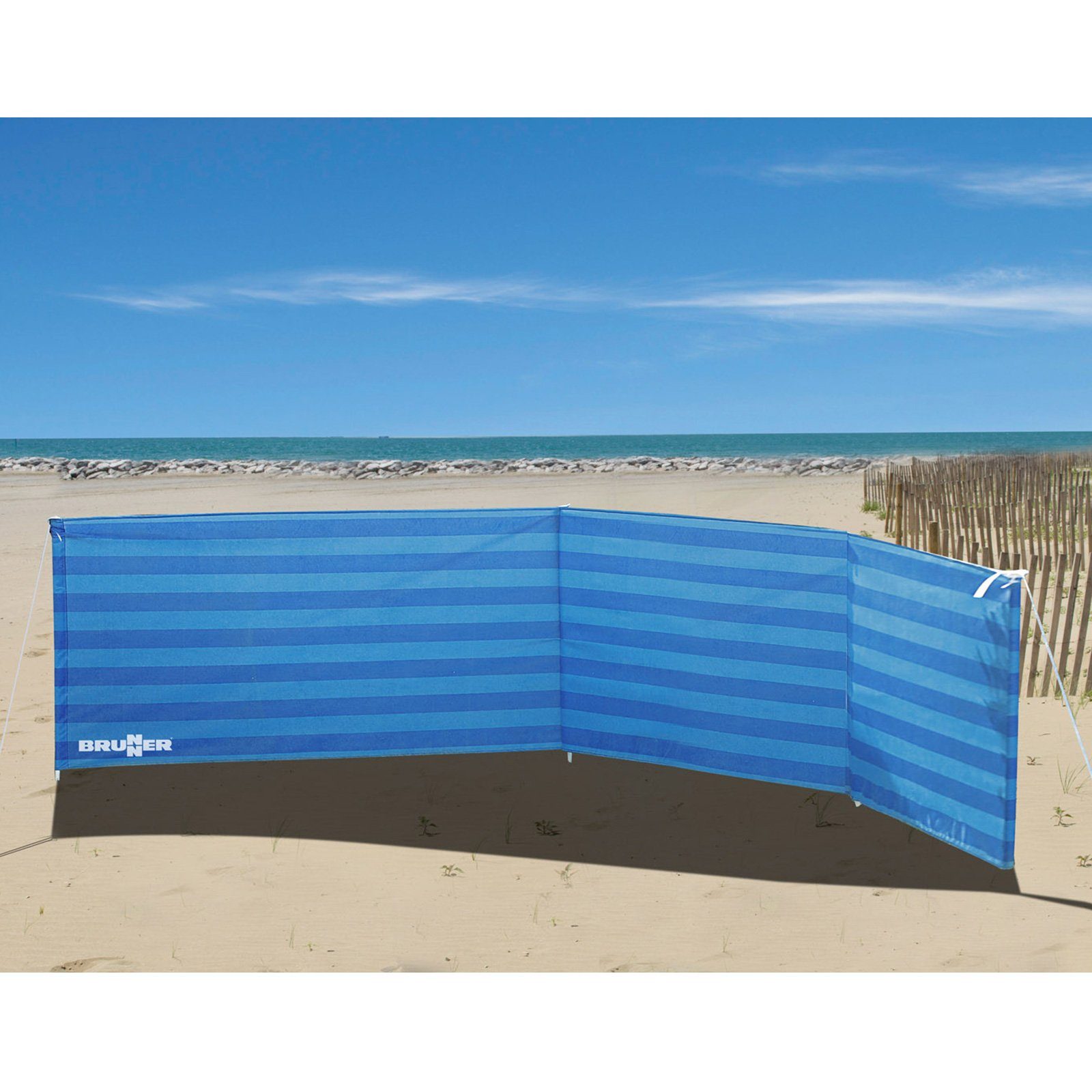 BRUNNER Windschutz Camping Windschutz Bahama Camping, Ширмы Garten Strand Groß 480x110