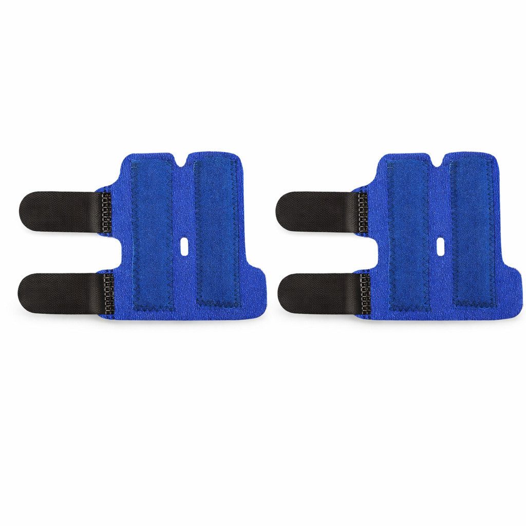 COOL-i ® Fingerbandage Verstellbare Fingerschiene mit 2 Metallschienen, 2 Stück, Fingerstütze zur Ruhigstellung, atmungsaktiv, Universalgröße
