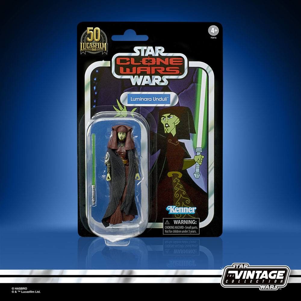 Hasbro Actionfigur Star Wars Clone Wars Vintage Collection Luminara Unduli Actionfigur