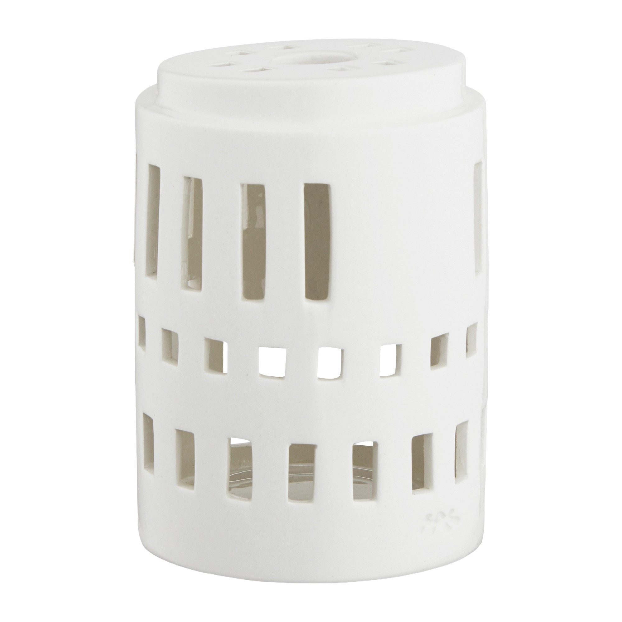 Kähler Teelichthalter Kähler Urbania Lichthaus Little tower H11.5 Keramik W günstig online kaufen
