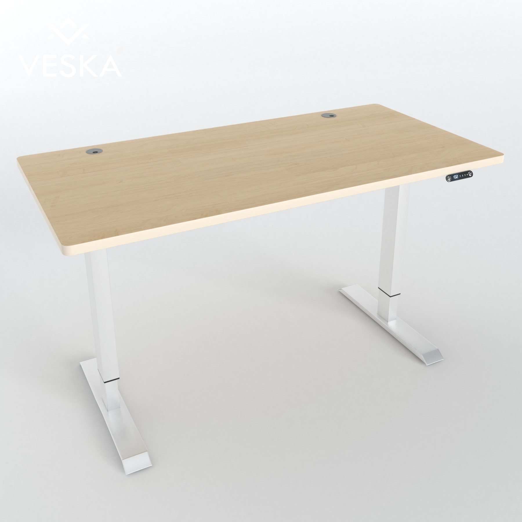 VESKA Schreibtisch Höhenverstellbar 140 x 70 günstig online kaufen