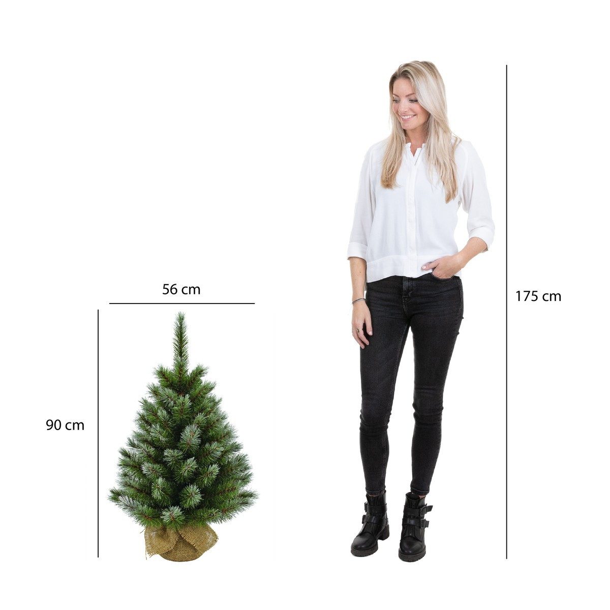 Triumph Tree Künstlicher Weihnachtsbaum Triumph Tree Pittsburgh Weihnachtsbaum mit Burlap gruen frosted TIPS 1