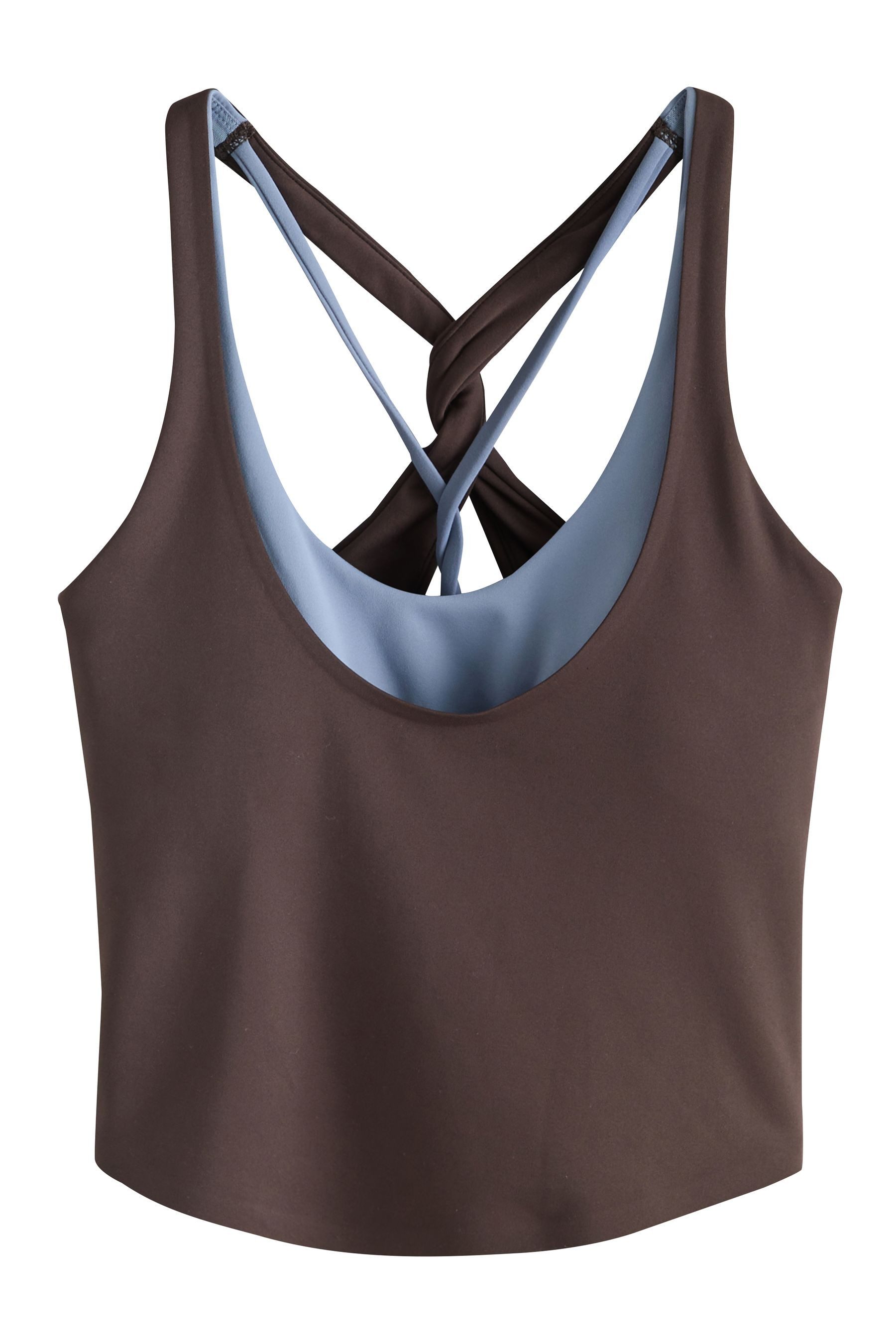 self Crop-Top Self. Kurztop mit Drehdetail am Rücken (1-tlg)