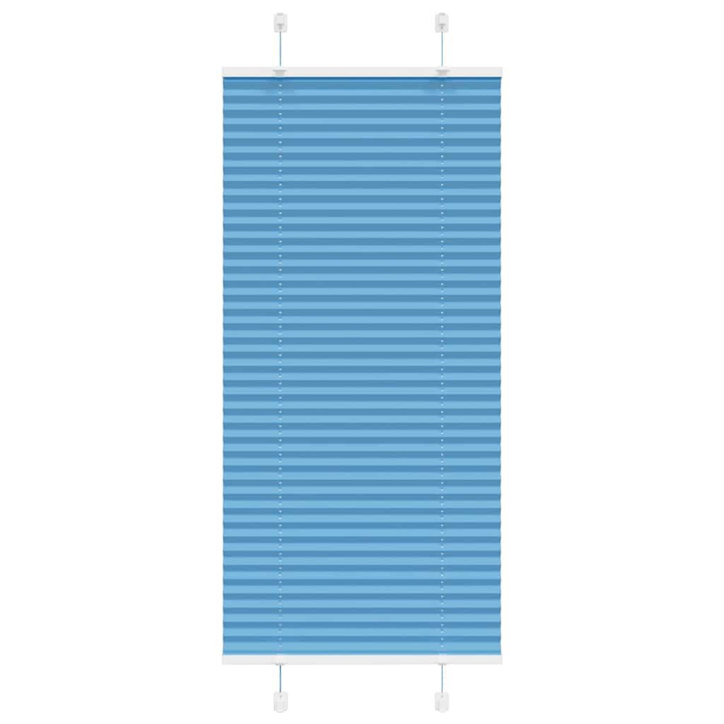 vidaXL Jalousie Plissee Blau 60x150 cm Stoffbreite 59,4 cm Polyester