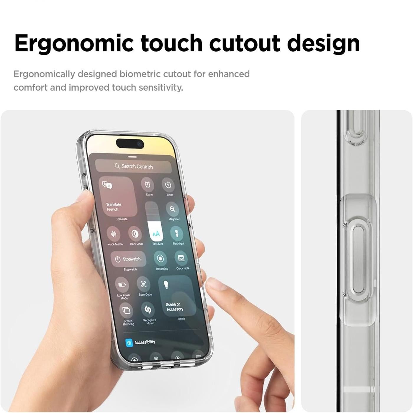 CoolGadget Handyhülle Premium Silikon Handy Case für iPhone 16 6,1 Zoll, Hülle Transparent Schutzhülle kompatibel mit MagSafe Zubehör – Bild 4 von 5