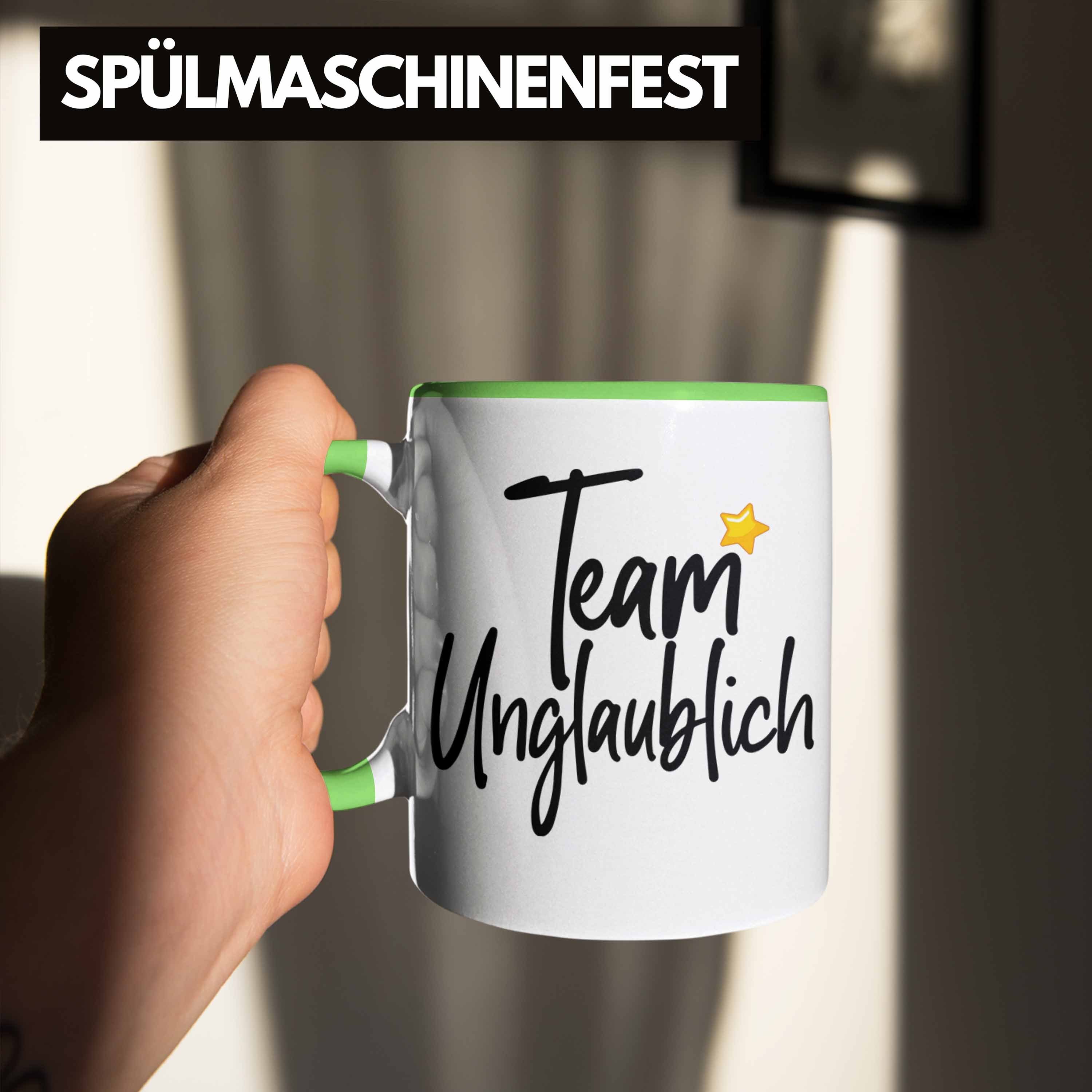 Team Dankeschön Trendation Grün Bestes Tasse Geschenk Geschenkidee für Tasse