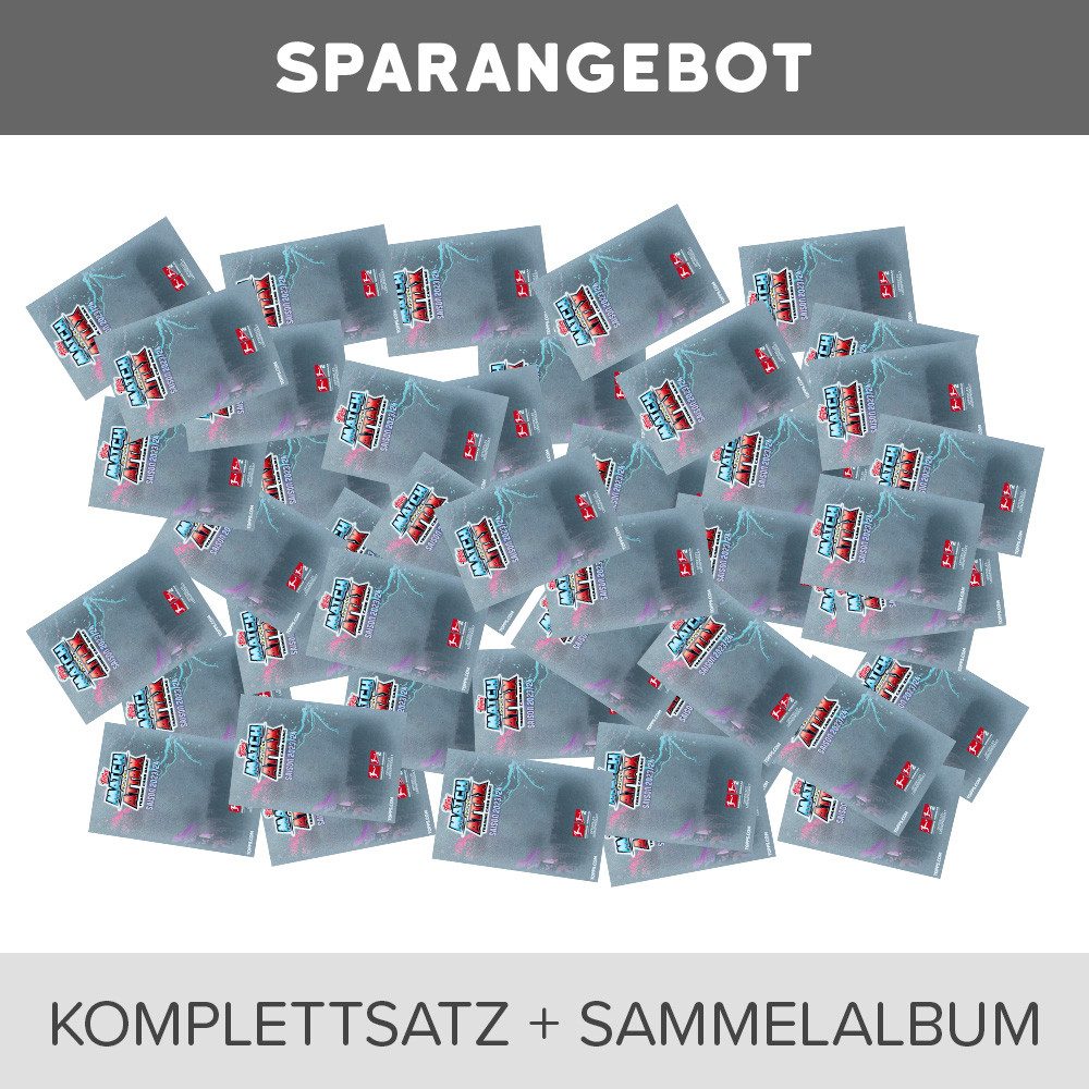 Topps Sammelkarte Match Attax Bundesliga 23/24 Alle 468 Karten+Mappe (ohne Sonderkarten)