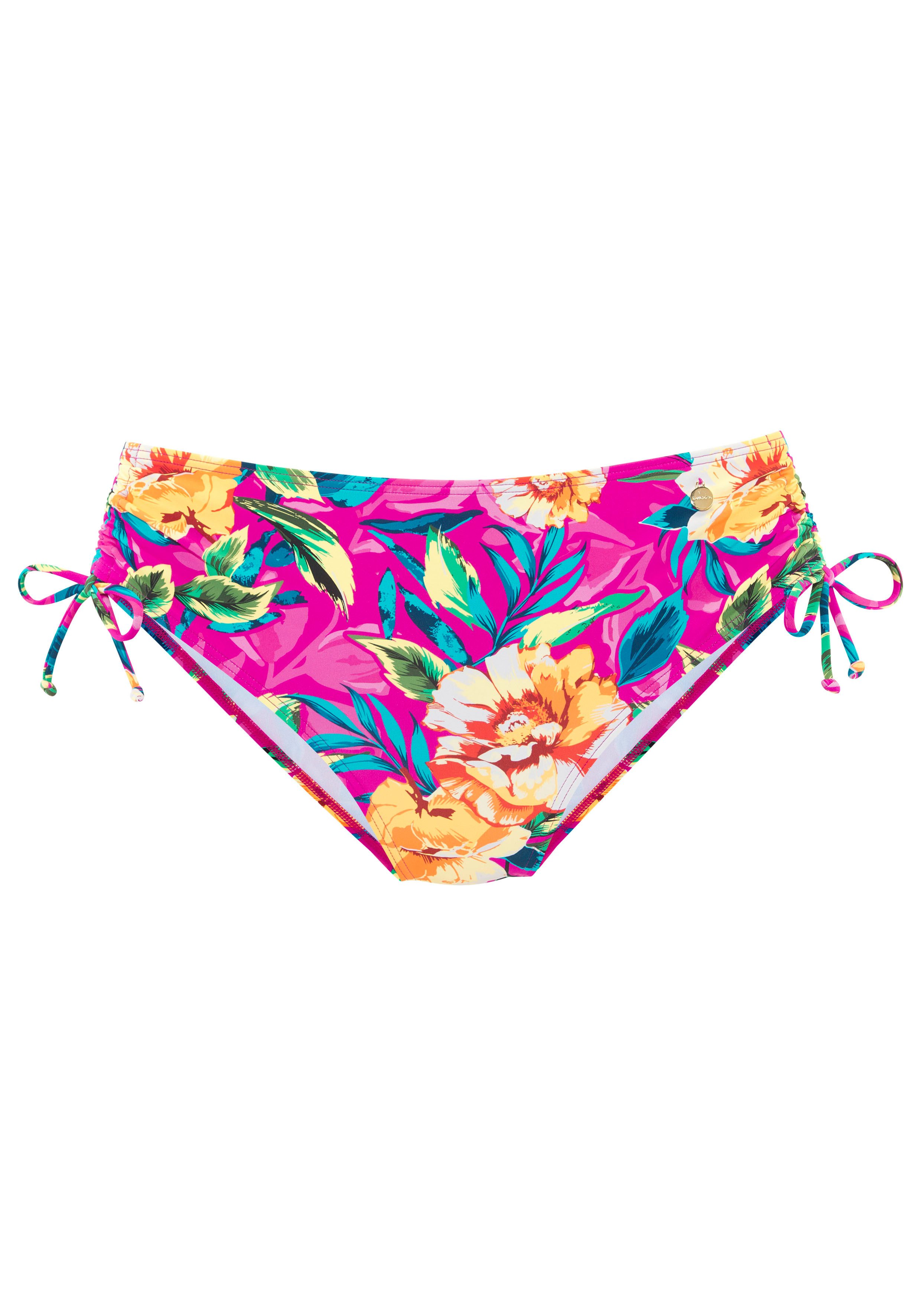 LASCANA Bikini-Hose Riley mit floralem Allover-Print