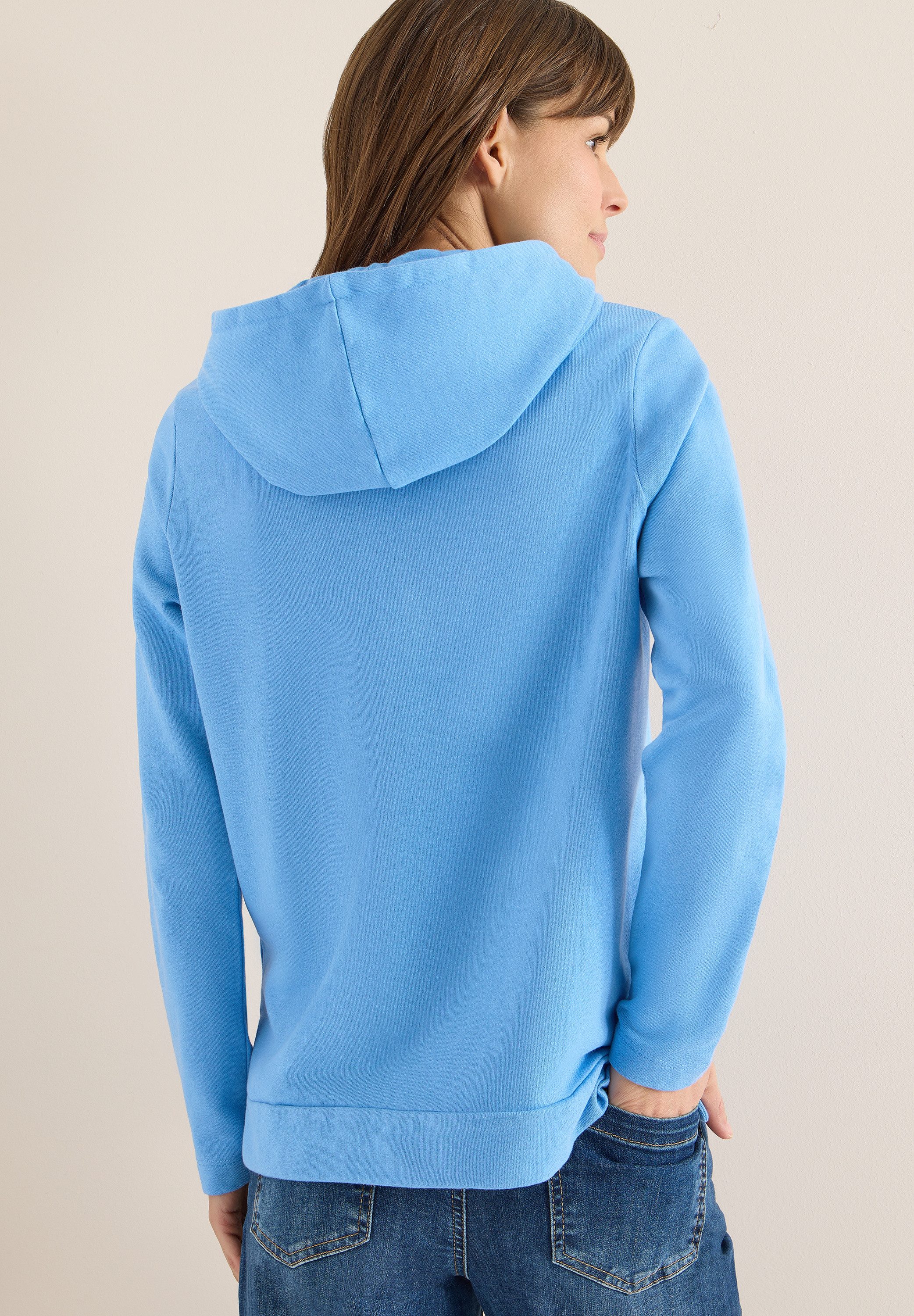 CECIL Hoodie Tonales Artwork mit Schmucksteinen