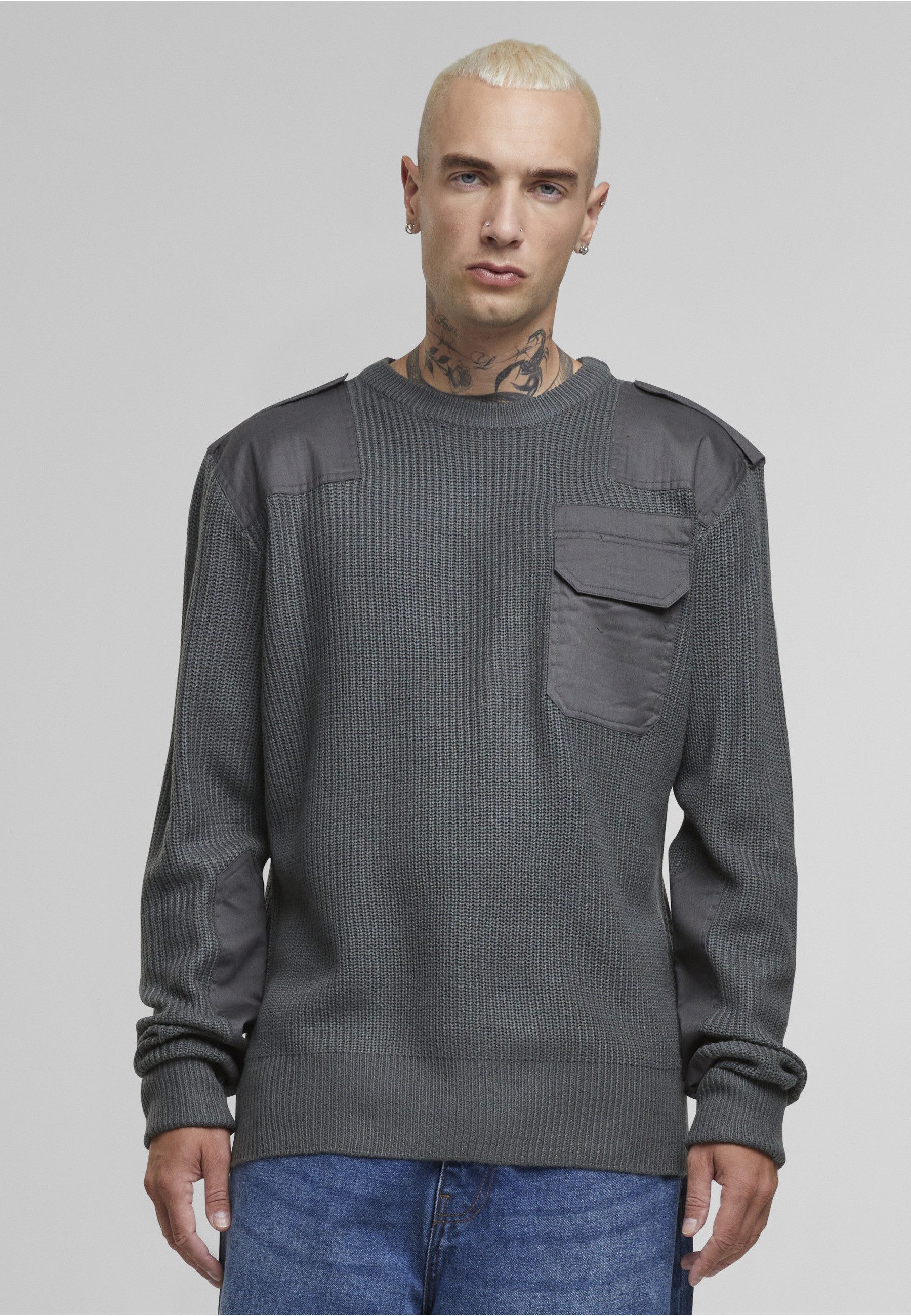 Brandit Rundhalspullover Brandit Herren Military Sweater (1-tlg)